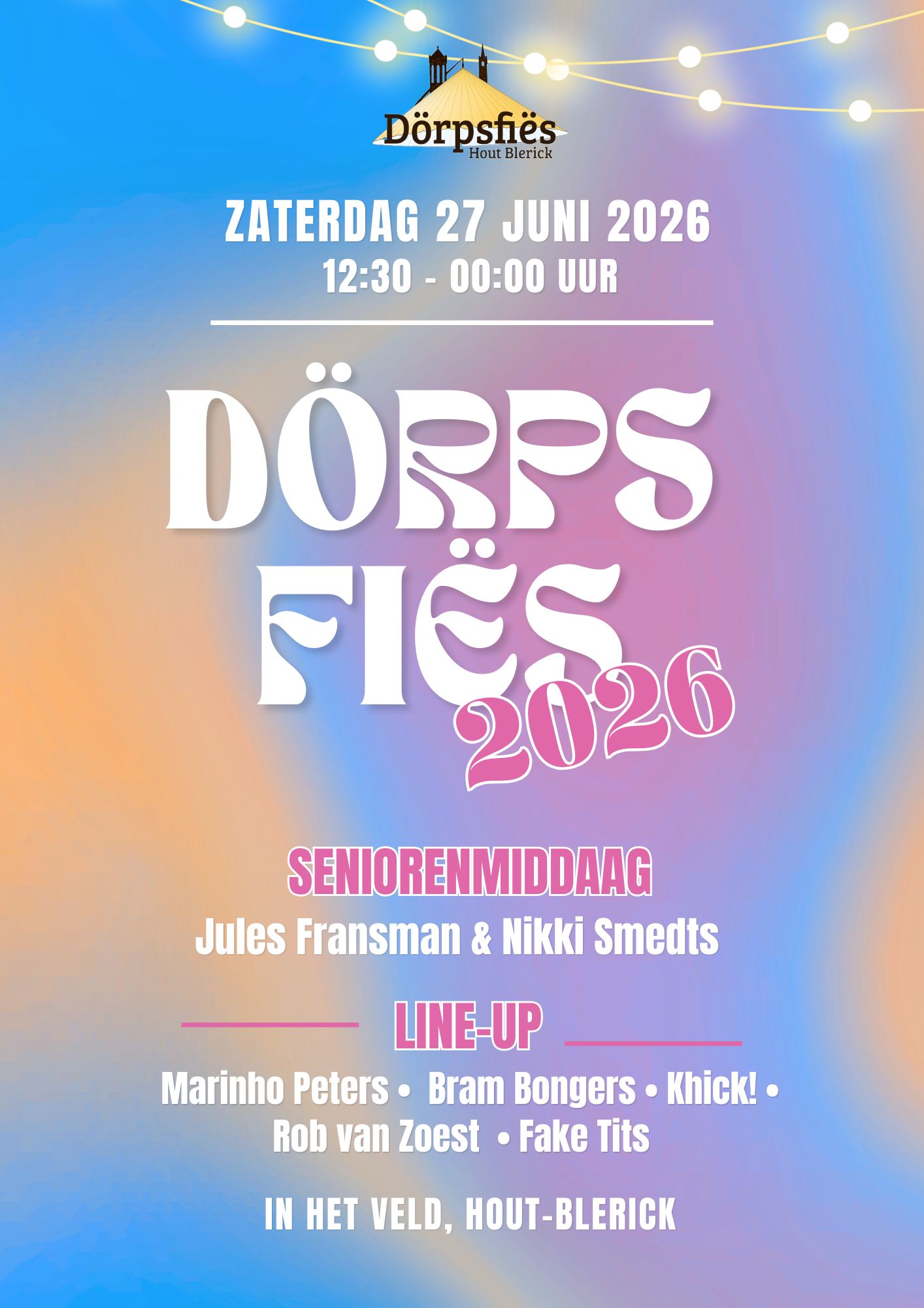 ’t Dörpsfiës op 27 juni